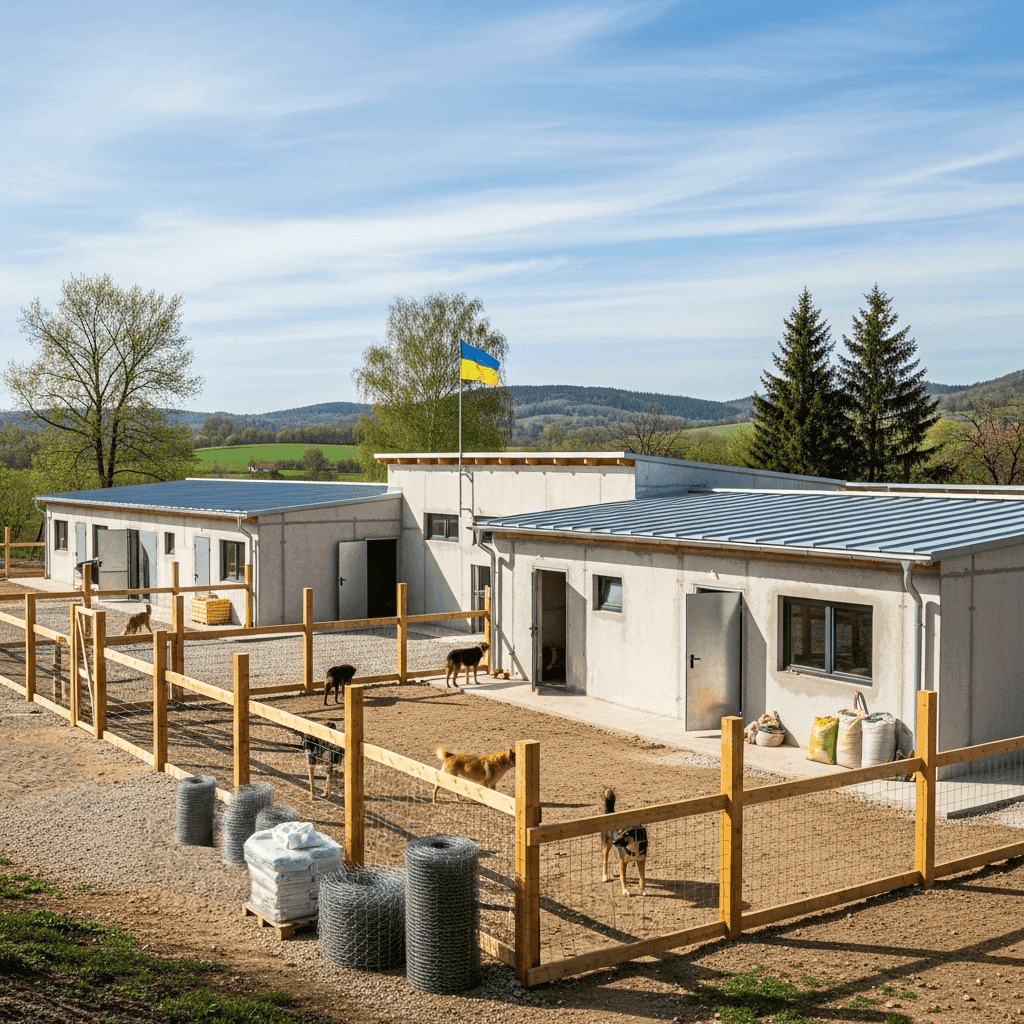 Calf housing improvements on the farm