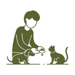 Parent with cart icon