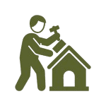 Rancher with cow icon